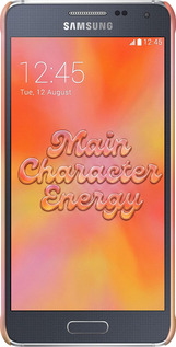 3D пластиковый матовый чехол Aura Gradient Main Character Energy Aesthetic Y2K для Samsung Galaxy Alpha G850F - 6783m-65 изображение 