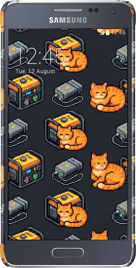 3D пластиковый глянцевый чехол Autonomous Zone для Samsung Galaxy Alpha G850F - 6771c-65 изображение 