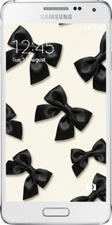 Силиконовый чехол Dark Coquette для Samsung Galaxy Alpha G850F - 6765u-65 изображение 