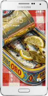 Силіконовий чехол Vintage Sardine Tin Phone для Samsung Galaxy Alpha G850F - 6772u-65 изображение 