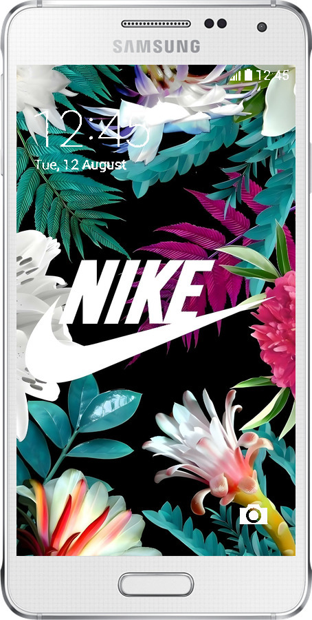 Силиконовый чехол Nike для Samsung Galaxy Alpha G850F - 6378u-65 изображение 