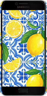 3D пластиковий матовий чехол Grocery Girl Italian Summer для Samsung Galaxy C5 C5000 - 6766m-301 изображение 