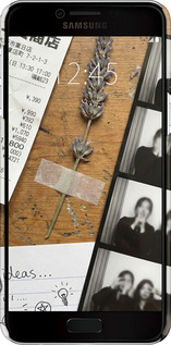 3D пластиковый матовый чехол Aesthetic Scrapbook Collage для Samsung Galaxy C5 C5000 - 6773m-301 изображение 