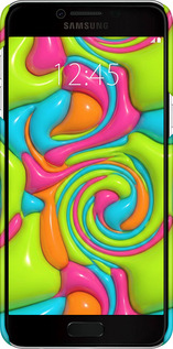 3D пластиковий матовий чехол Y2K Jelly Dream для Samsung Galaxy C5 C5000 - 6780m-301 изображение 