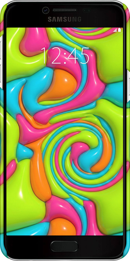 3D пластиковий матовий чехол Y2K Jelly Dream для Samsung Galaxy C5 C5000 - 6780m-301 изображение 