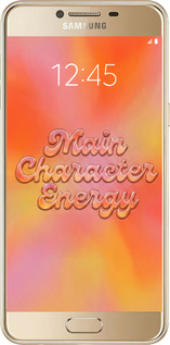 2D пластиковый чехол Aura Gradient Main Character Energy Aesthetic Y2K для Samsung Galaxy C5 C5000 - 6783t-301 изображение 