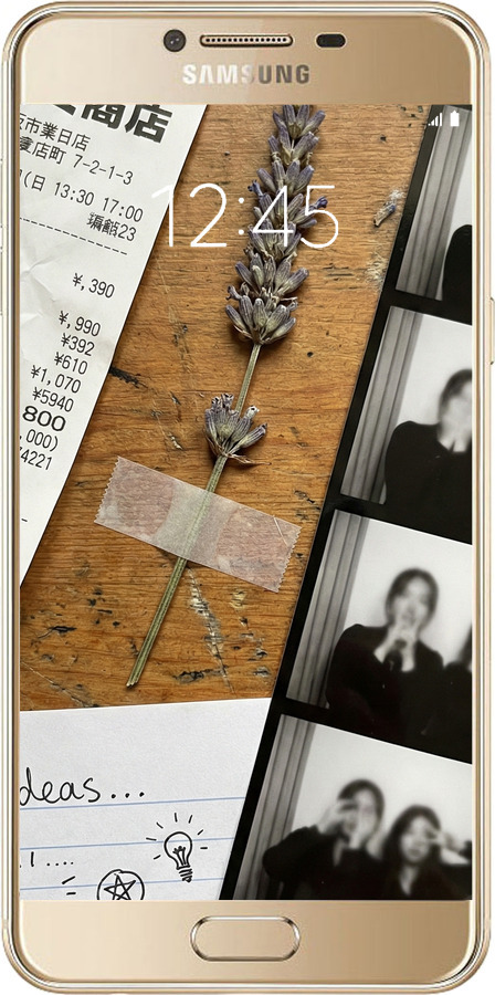 Силиконовый чехол Aesthetic Scrapbook Collage для Samsung Galaxy C5 C5000 - 6773u-301 изображение 