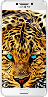 Силіконовий чехол Леопард для Samsung Galaxy C7 C7000 - 6611u-302 изображение 