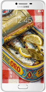 Силиконовый чехол Vintage Sardine Tin Phone для Samsung Galaxy C7 C7000 - 6772u-302 изображение 