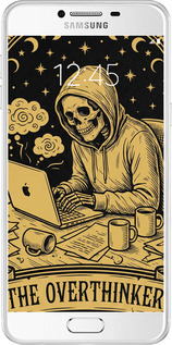 Силиконовый чехол The Overthinker для Samsung Galaxy C7 C7000 - 6774u-302 изображение 