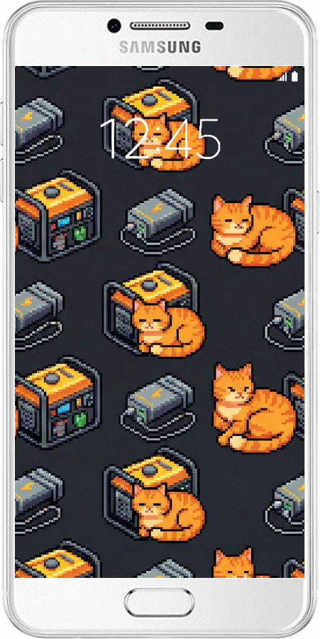 Силіконовий чехол Autonomous Zone для Samsung Galaxy C7 C7000 - 6771u-302 изображение 