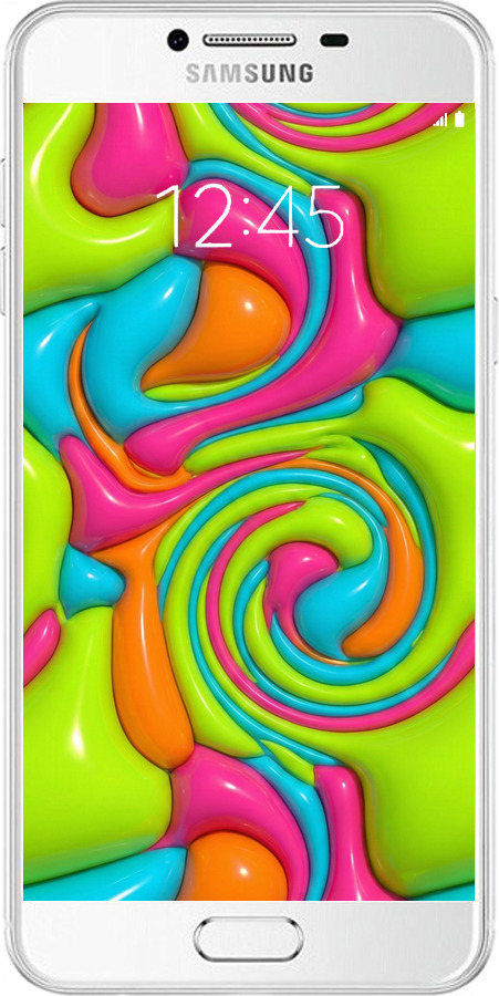 Силиконовый чехол Y2K Jelly Dream для Samsung Galaxy C7 C7000 - 6780u-302 изображение 