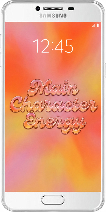 Силиконовый чехол Aura Gradient Main Character Energy Aesthetic Y2K для Samsung Galaxy C7 C7000 - 6783u-302 изображение 