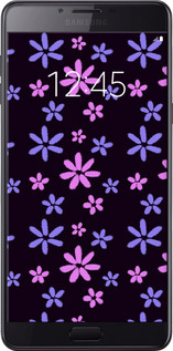 Силіконовий чехол з квітами для Samsung Galaxy C9 Pro - 6258u-720 изображение 