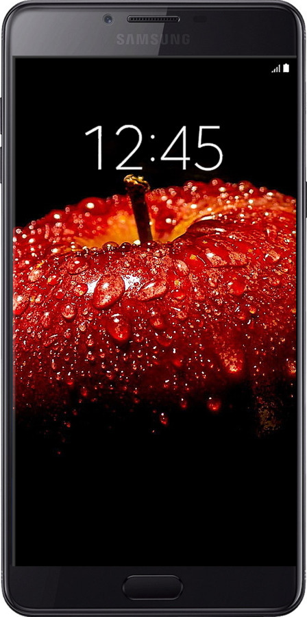 Силіконовий чехол Яблуко для Samsung Galaxy C9 Pro - 6022u-720 изображение 