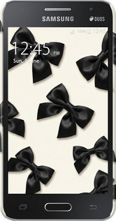 3D пластиковий матовий чехол Dark Coquette для Samsung Galaxy Core 2 G355 - 6765m-75 изображение 