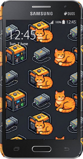 3D пластиковый глянцевый чехол Autonomous Zone для Samsung Galaxy Core 2 G355 - 6771c-75 изображение 