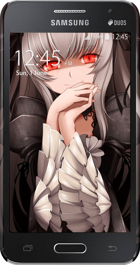 3D пластиковый глянцевый чехол Suigintou для Samsung Galaxy Core 2 G355 - 6606c-75 изображение 