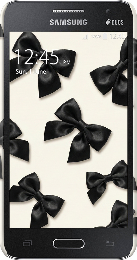 3D пластиковий матовий чехол Dark Coquette для Samsung Galaxy Core 2 G355 - 6765m-75 изображение 