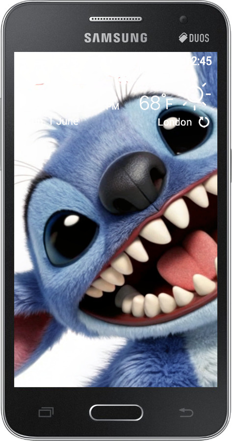 Силіконовий чехол Стіч для Samsung Galaxy Core 2 G355 - 6684u-75 изображение 