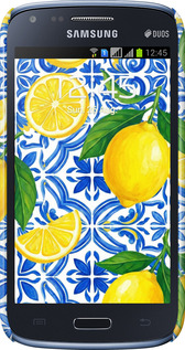 3D пластиковый матовый чехол Grocery Girl Italian Summer для Samsung Galaxy Core i8262 - 6766m-88 изображение 