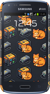 3D пластиковый глянцевый чехол Autonomous Zone для Samsung Galaxy Core i8262 - 6771c-88 изображение 