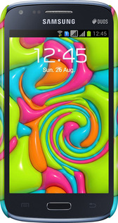 3D пластиковый глянцевый чехол Y2K Jelly Dream для Samsung Galaxy Core i8262 - 6780c-88 изображение 