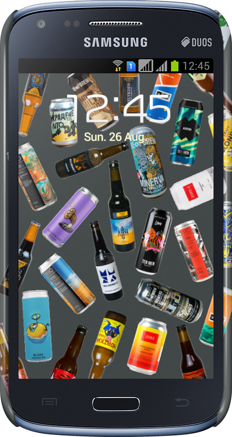 3D пластиковий матовий чехол Броварні для Samsung Galaxy Core i8262 - 5879m-88 изображение 