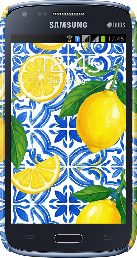 3D пластиковый матовый чехол Grocery Girl Italian Summer для Samsung Galaxy Core i8262 - 6766m-88 изображение 