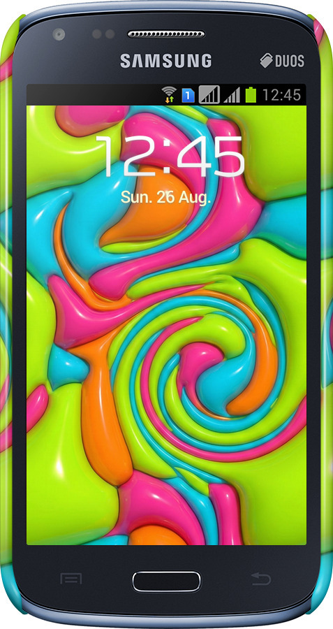 3D пластиковый глянцевый чехол Y2K Jelly Dream для Samsung Galaxy Core i8262 - 6780c-88 изображение 