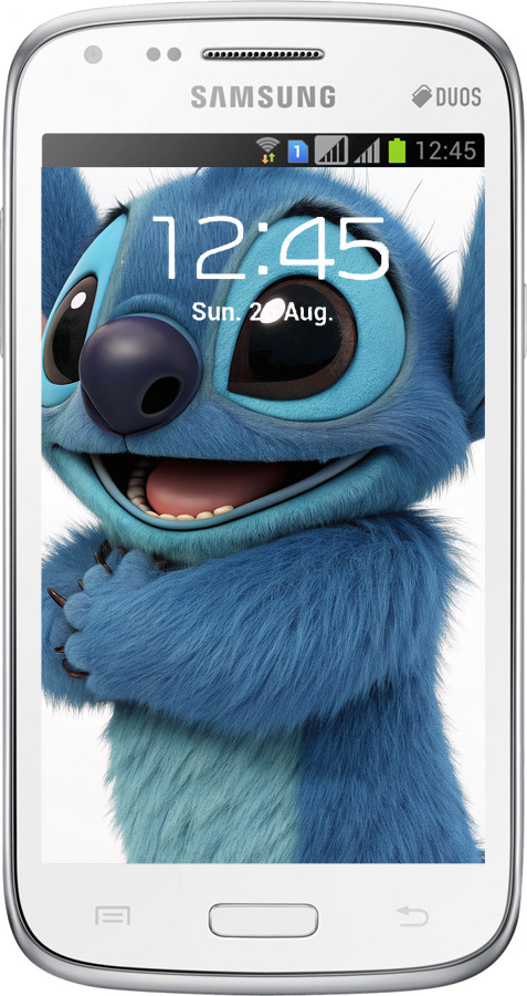 Силіконовий чехол Стіч 1 для Samsung Galaxy Core i8262 - 6686u-88 изображение 