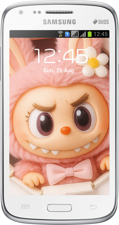 Силіконовий чехол Лабубу 2 для Samsung Galaxy Core i8262 - 6710u-88 изображение 