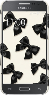 3D пластиковий глянцевий чехол Dark Coquette для Samsung Galaxy Core Prime G360H - 6765c-76 изображение 