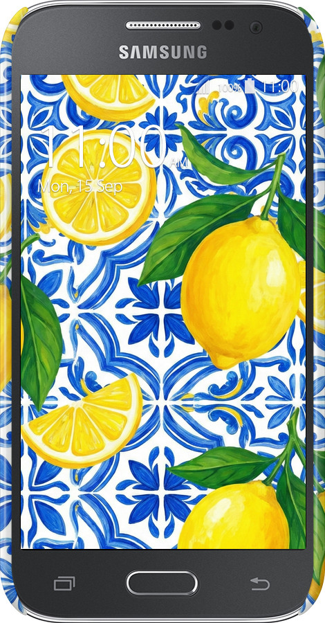 3D пластиковий глянцевий чехол Grocery Girl Italian Summer для Samsung Galaxy Core Prime G360H - 6766c-76 изображение 