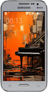 Силіконовий чехол Чохол для телефону Помаранчевий Рояль для Samsung Galaxy Core Prime G360H - 5937u-76 изображение 