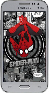 Силіконовий чехол Человек паук для Samsung Galaxy Core Prime G360H - 6279u-76 изображение 