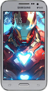 Силіконовий чехол Железный человек для Samsung Galaxy Core Prime G360H - 6372u-76 изображение 