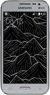 Силіконовий чехол Із зображенням Темних гір для Samsung Galaxy Core Prime G360H - 6489u-76 изображение 