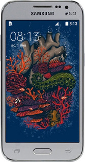 Силіконовий чехол Серце моря для Samsung Galaxy Core Prime G360H - 6506u-76 изображение 