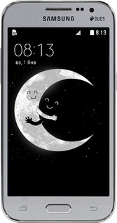 Силіконовий чехол Місячні обійми для Samsung Galaxy Core Prime G360H - 6508u-76 изображение 
