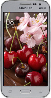 Силиконовый чехол Вишня в шоколаде для Samsung Galaxy Core Prime G360H - 6698u-76 изображение 