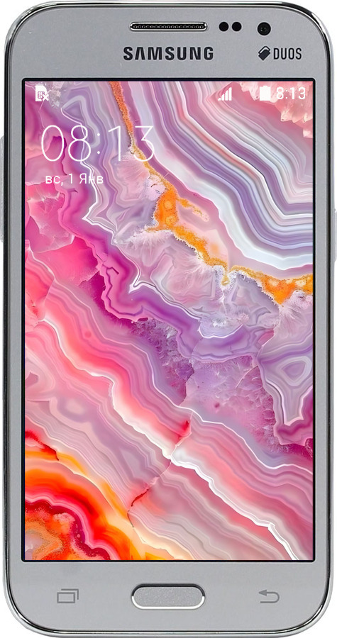Силиконовый чехол Мрамор 2 для Samsung Galaxy Core Prime G360H - 6307u-76 изображение 