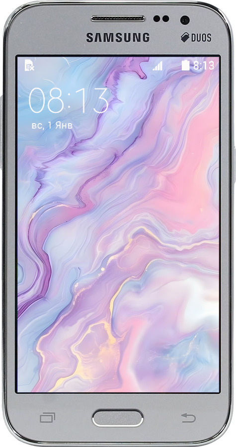 Силиконовый чехол Нежный мрамор для Samsung Galaxy Core Prime G360H - 6310u-76 изображение 