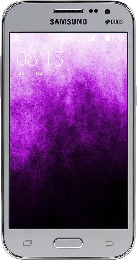 Силіконовий чехол Абстрактна композиція у фіолетових тонах для Samsung Galaxy Core Prime G360H - 6478u-76 изображение 