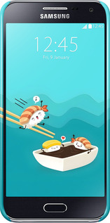 3D пластиковый матовый чехол Суши для Samsung Galaxy E5 E500H - 6354m-82 изображение 
