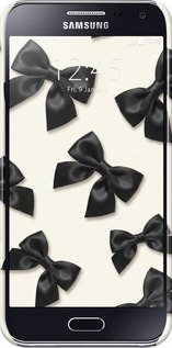 3D пластиковий матовий чехол Dark Coquette для Samsung Galaxy E5 E500H - 6765m-82 изображение 