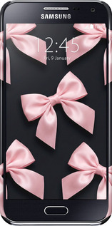 3D пластиковый глянцевый чехол Coquette Ribbons Dark Coquette для Samsung Galaxy E5 E500H - 6767c-82 изображение 