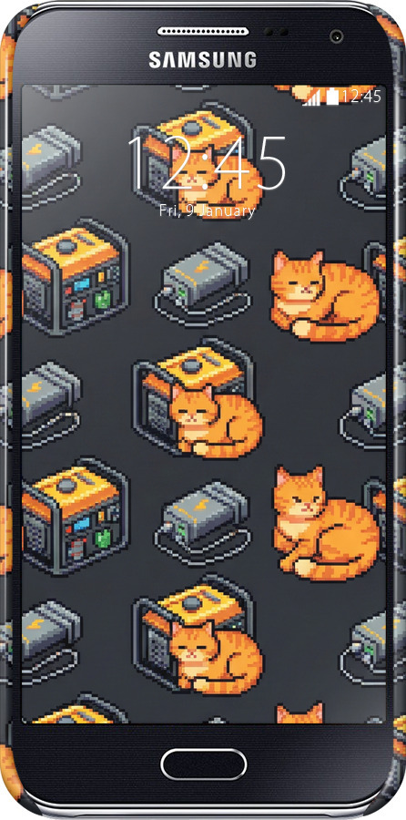 3D пластиковый глянцевый чехол Autonomous Zone для Samsung Galaxy E5 E500H - 6771c-82 изображение 