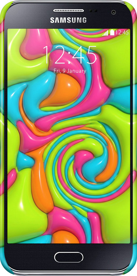 3D пластиковий глянцевий чехол Y2K Jelly Dream для Samsung Galaxy E5 E500H - 6780c-82 изображение 