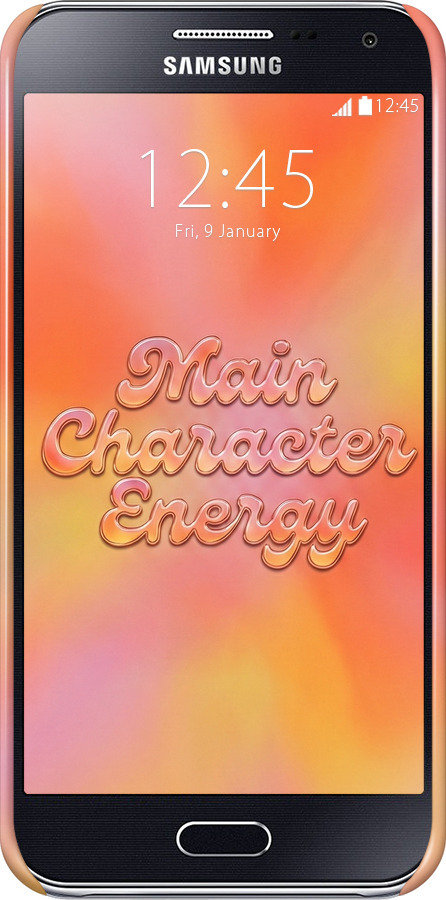 3D пластиковый матовый чехол Aura Gradient Main Character Energy Aesthetic Y2K для Samsung Galaxy E5 E500H - 6783m-82 изображение 